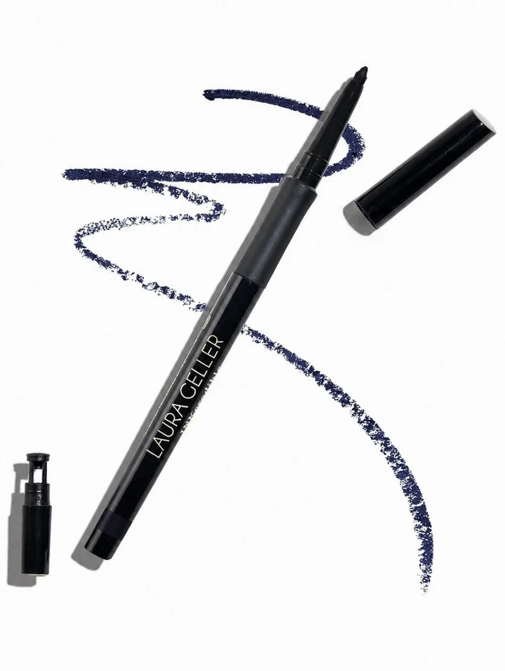 Laura Geller Long Wear Smudgeproof Gel Eyeliner Graphite Metallic Pewter Shimmer